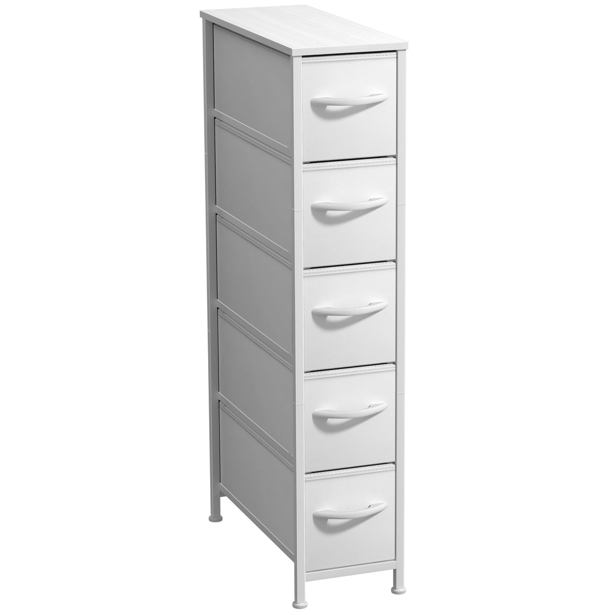 Sorbus 4-Drawer Narrow Dresser for Bedroom (Black/Charcoal)