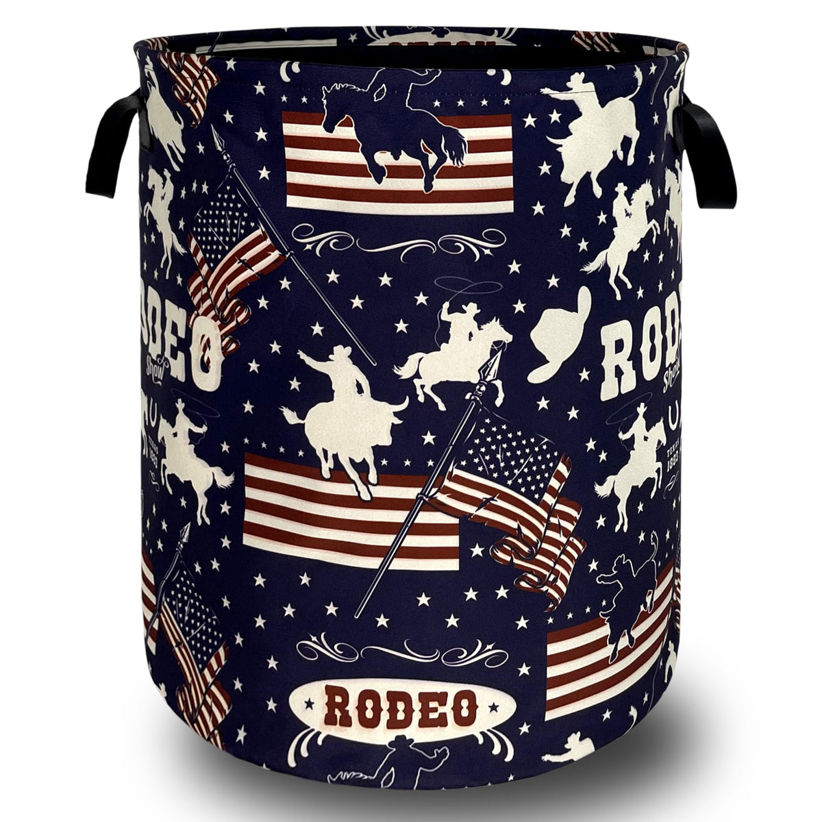 Watercolor Cats Laundry Hamper Oxford Cloth Basket 18.9"x16.5"
