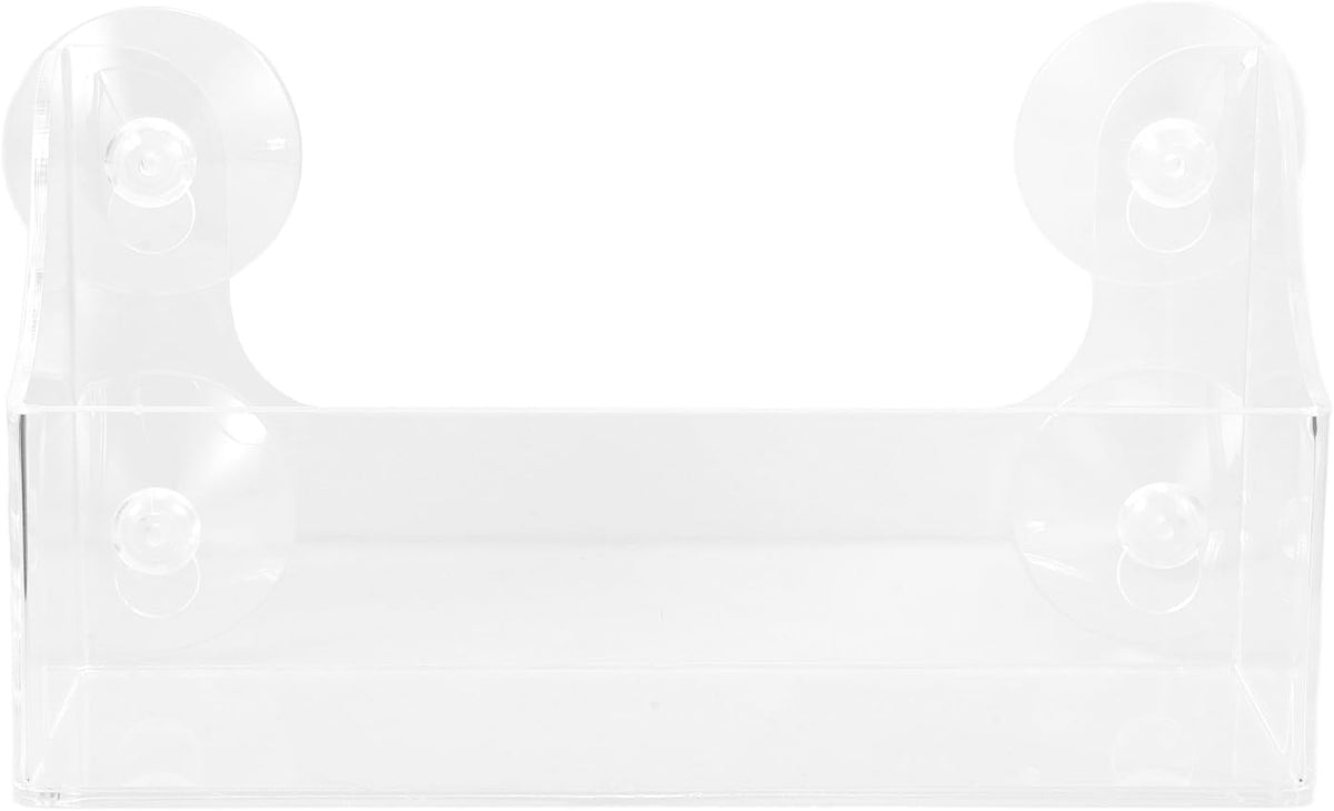 Homoyoyo Clear Suction Rack Refrigerator Shelf Drink Holder for Fridge Beverage Shelf Organizer for Kitchen Storage Adjustable Wall-Mount Display Frame for Beverages 8.07 X 4.52 X 2.75 in
