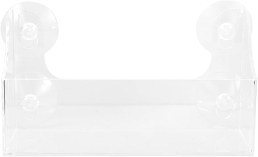 Homoyoyo Clear Suction Rack Refrigerator Shelf Drink Holder for Fridge Beverage Shelf Organizer for Kitchen Storage Adjustable Wall-Mount Display Frame for Beverages 8.07 X 4.52 X 2.75 in