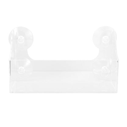 Homoyoyo Clear Suction Rack Refrigerator Shelf Drink Holder for Fridge Beverage Shelf Organizer for Kitchen Storage Adjustable Wall-Mount Display Frame for Beverages 8.07 X 4.52 X 2.75 in