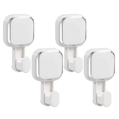 LEVERLOC Razor Holder for Shower 2 Pack, Powerful Suction Cup Hooks, White