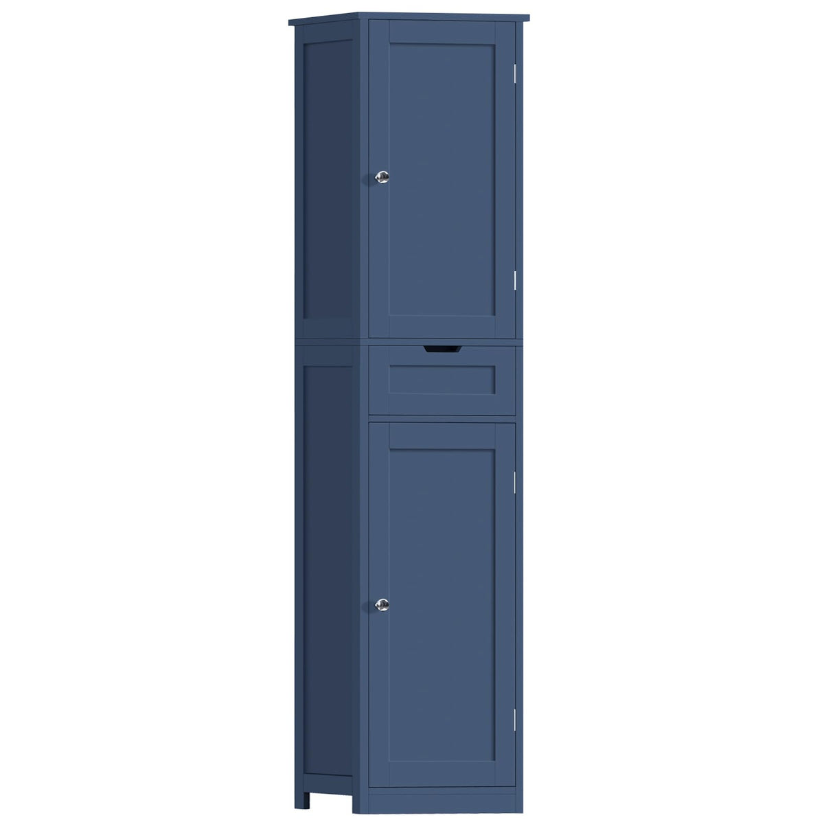 Iwell 66.9" Tall Bathroom Storage Cabinet with 2 Doors & 1 Drawer