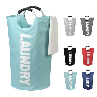 DOKEHOM 90L Large Laundry Basket Bag, Collapsible Tall Hamper, Black