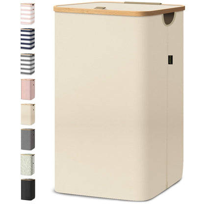 BALEINE 100L Laundry Hamper with Lid, Large Laundry Basket Bin