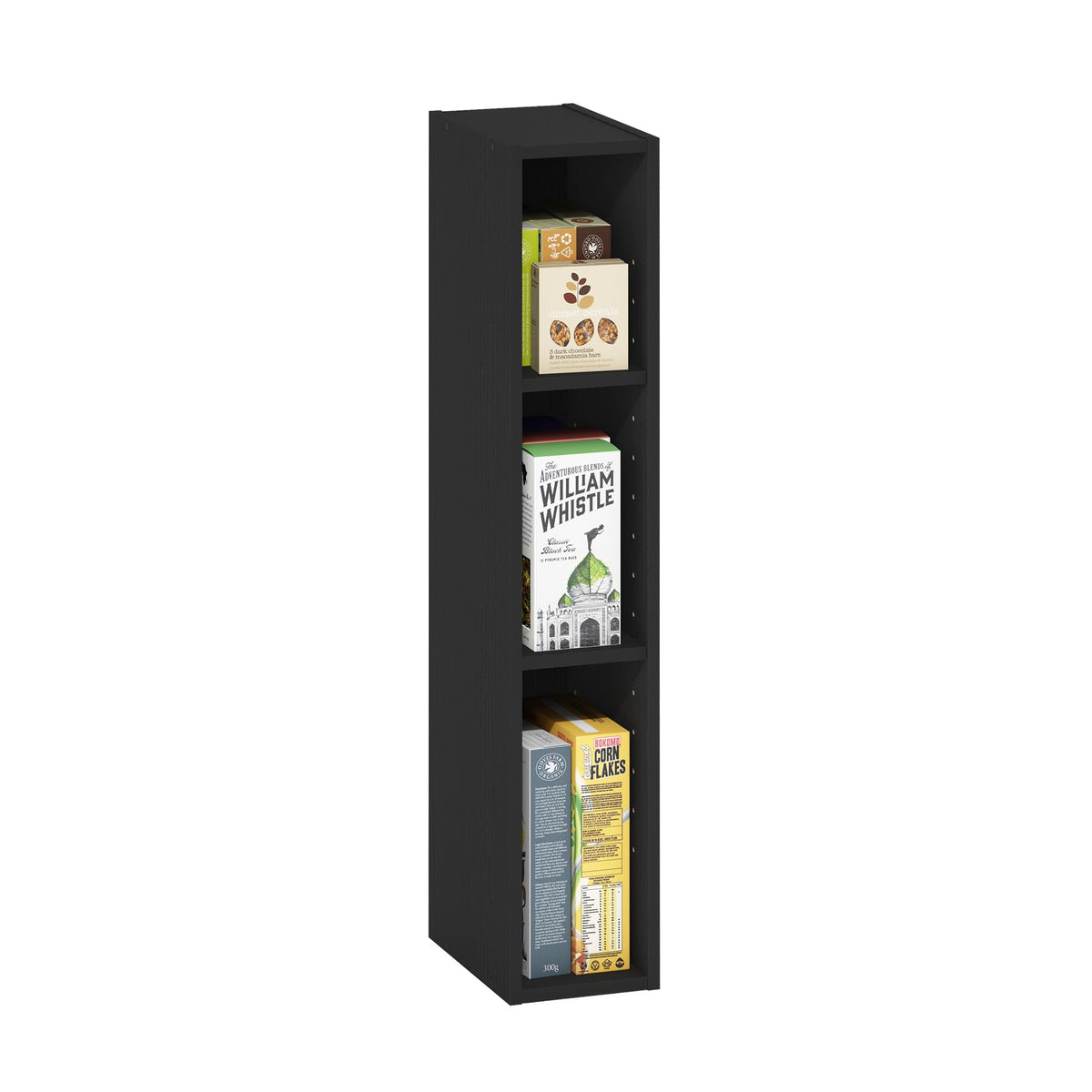 Furinno LUDER Book Shelf, 6-Tier Tall Modern Bookshelf, Bookcase with Open Shelves, 9.3 x 12 x 71, for Living Room, Bedroom, Home Office, White