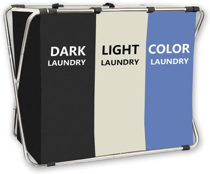 180L Large Laundry Basket, Freestanding Laundry Hamper, Collapsible Tall Clothes Hamper with Handles for Dirty Clothes in the Dorm & Family Closet Storage Container and Organizer (1-Pack)
