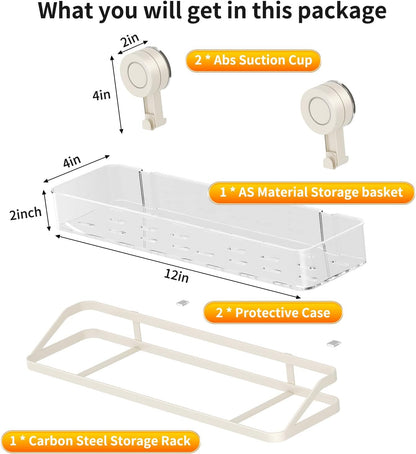 Shower Caddy Suction Cup,Bathroom storage rack