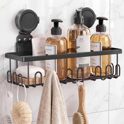 JOTPE Shower Caddy Suction Cup, No Drill Shower Shelves for Bath, 2 Pack
