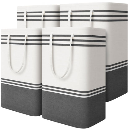 2 Pack Large Laundry Baskets, Laundry Hampers for Dorm, Bathroom, Room 75L