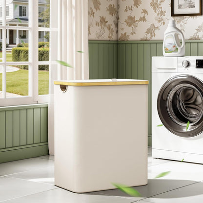 Hampers for Laundry Basket with Lid, 160L Large Laundry Hamper 3 Section