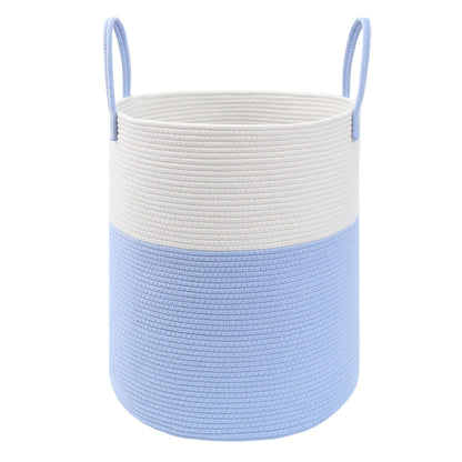 JMvicyroam 60L Cotton Rope Laundry Basket Hamper, Brown