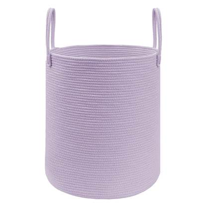 JMvicyroam 60L Cotton Rope Laundry Basket Hamper, Brown