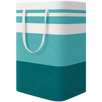 StorageRight Laundry Basket Hamper, 75L Collapsible Clothes Storage, Grey