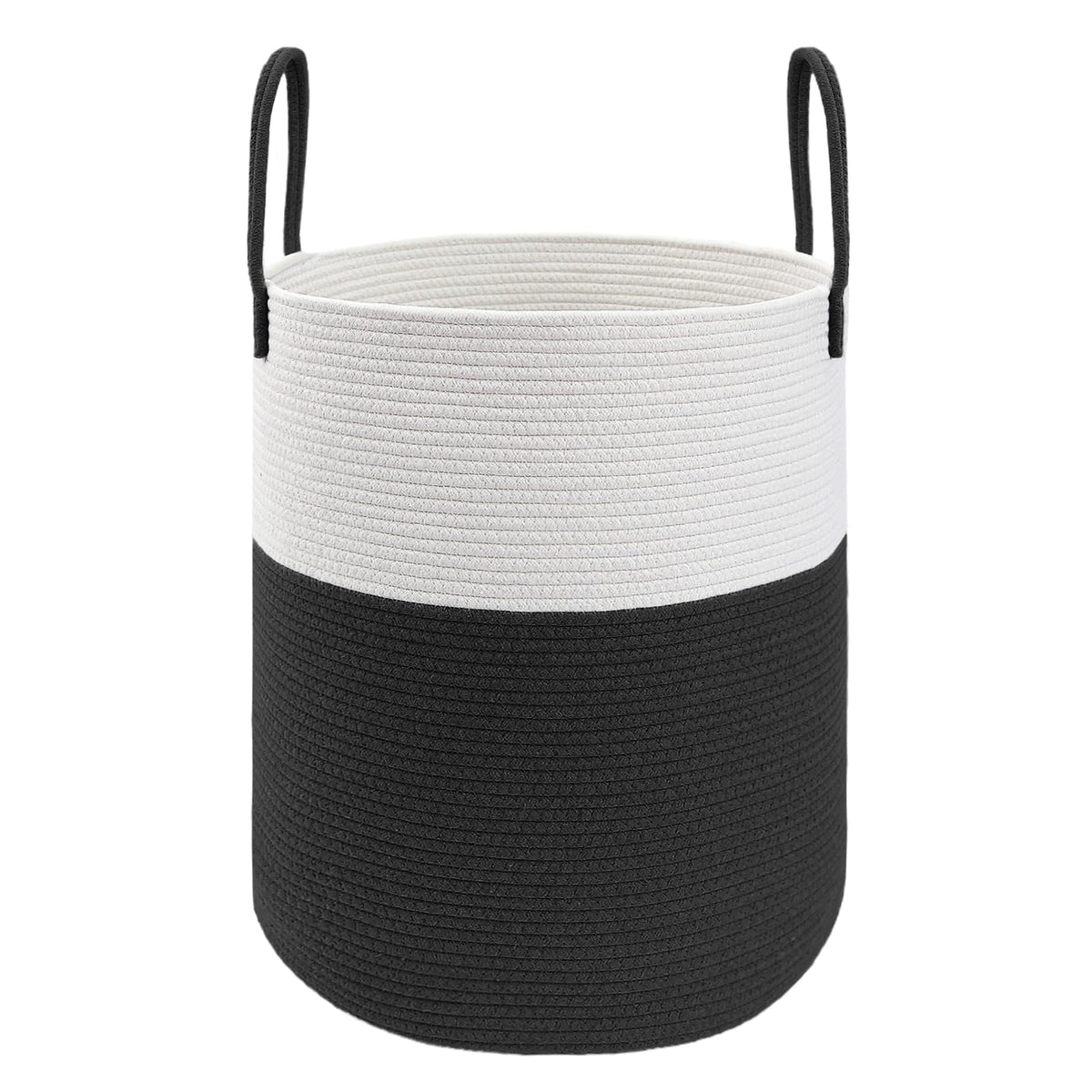 JMvicyroam 60L Cotton Rope Laundry Basket Hamper, Brown