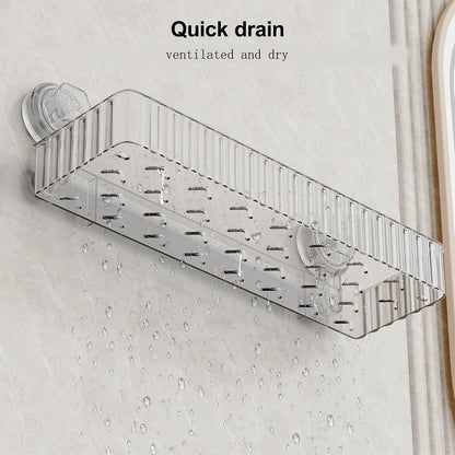 Adhesive Shower Caddy Suction Cup,Bathroom Organizers and Storage Shelves