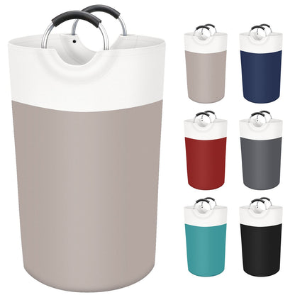 BlissTotes 90L Laundry Basket, Freestanding Collapsible Hamper, Black