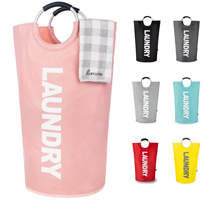 Caroeas Tall Laundry Basket 90L, Large Hamper, Freestanding Laundry Bag