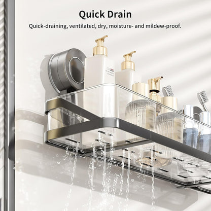 Shower Caddy Suction Cup, No Drill Wall Mount