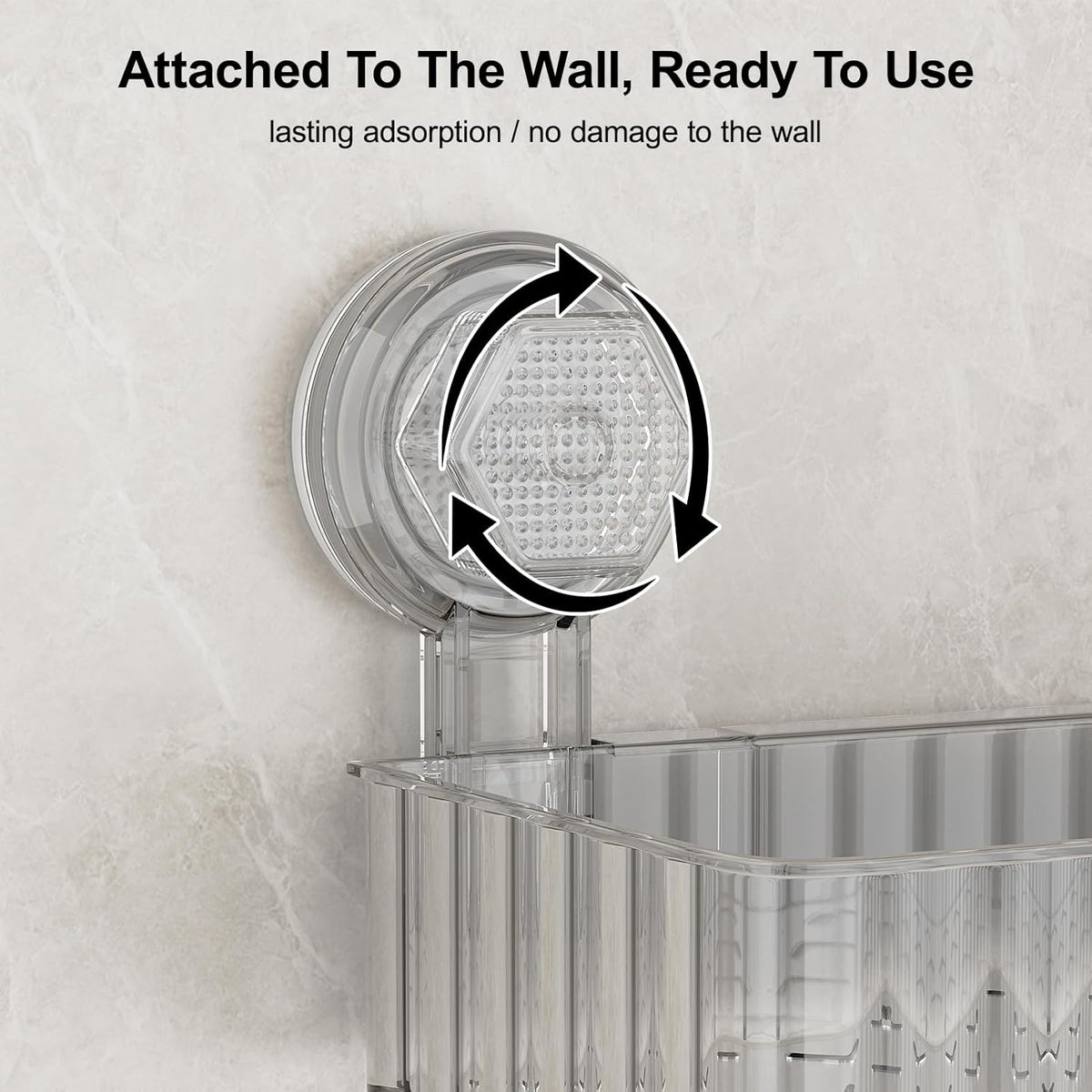 Adhesive Shower Caddy Suction Cup,Bathroom Organizers and Storage Shelves
