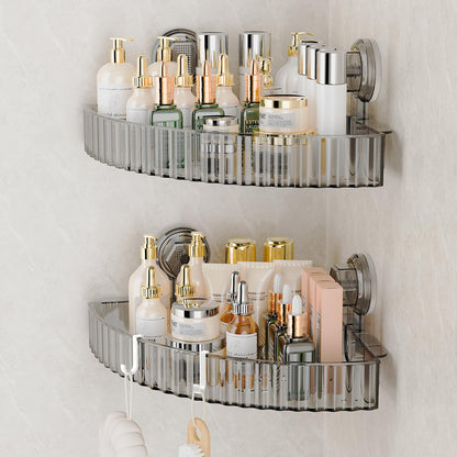 Adhesive Shower Caddy Suction Cup,Bathroom Organizers and Storage Shelves
