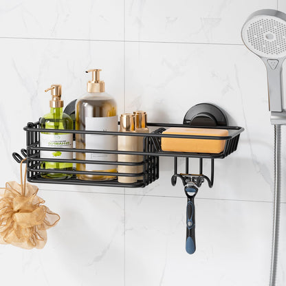 LEVERLOC Shower Caddy Suction Cup, 3 Pack Heavy Duty Bathroom Organizer