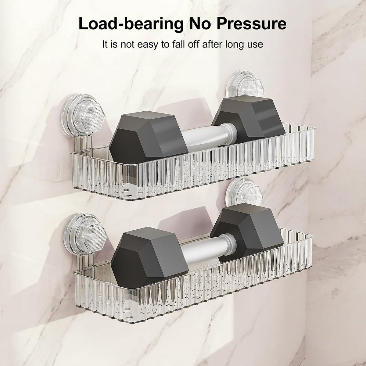 Adhesive Shower Caddy Suction Cup,Bathroom Organizers and Storage Shelves