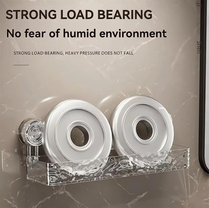 Corrugated Suction Cup Storage Holder Corner Shower Caddy Large Organizer Bathroom Shelf Clear Acrylic Shower Tray Shelves Inside Floating Shower Wall Shelf Bath Basket Rack Heavy Duty (Corner-Grey)