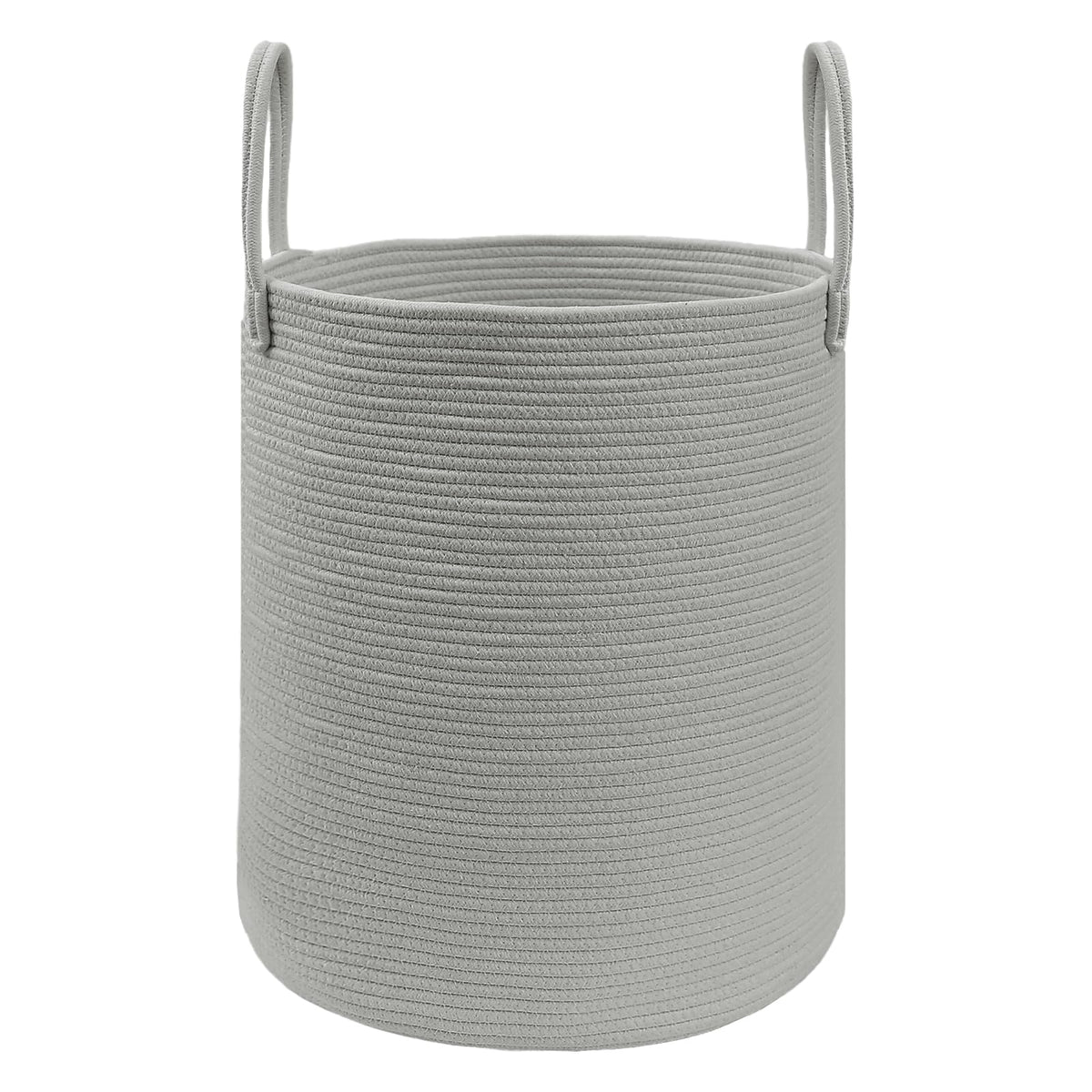 JMvicyroam 60L Cotton Rope Laundry Basket Hamper, Brown