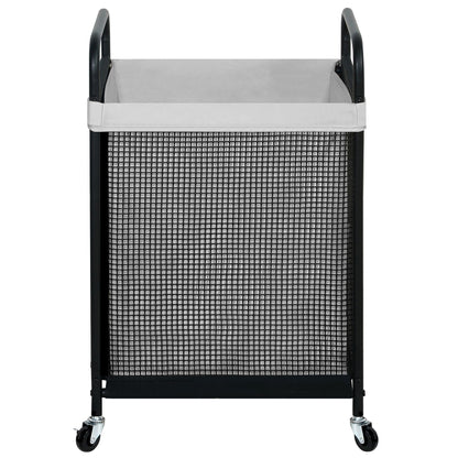 STO STO Laundry Hamper 2 Section, 100L Rolling Laundry Sorter Cart with Removable and Washable Liner Bag, Clothes Hamper with Wheels and Metal Handle for Laundry Room and Bedroom