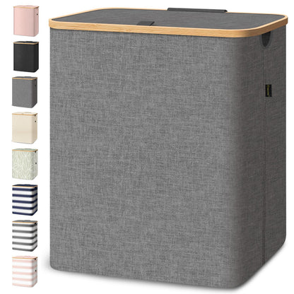BALEINE 100L Laundry Hamper with Lid, Large Laundry Basket Bin