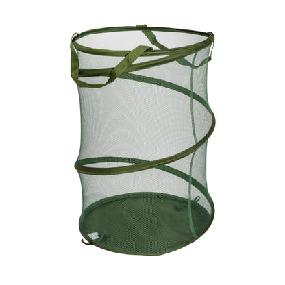 Household Essentials 2026 Pop-Up Collapsible Mesh Laundry Hamper | Black, 25" H