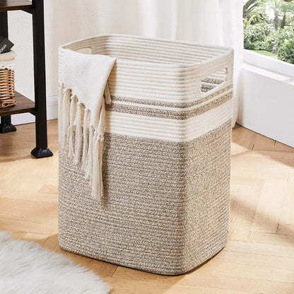 OIAHOMY Laundry Hamper Collapsible Laundry Basket Clothes Organizer Yellow