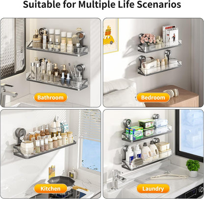 Shower Caddy Suction Cup, No Drill Wall Mount