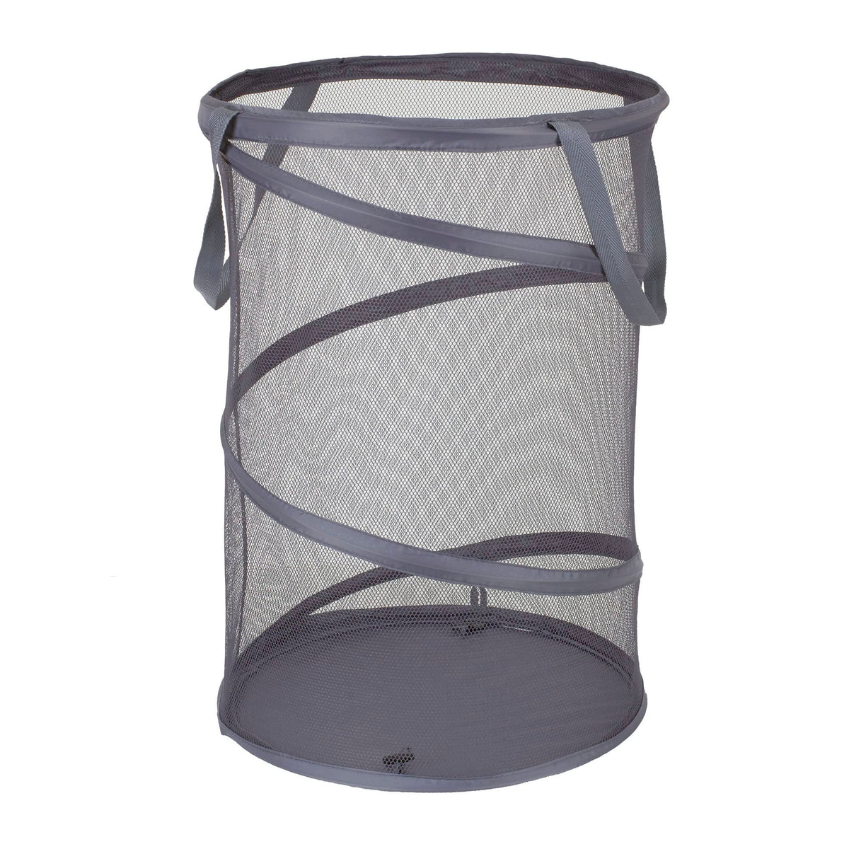 Household Essentials 2026 Pop-Up Collapsible Mesh Laundry Hamper | Black, 25" H