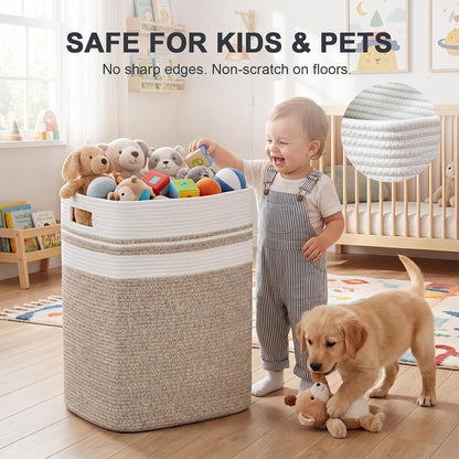 OIAHOMY Laundry Hamper Collapsible Laundry Basket Clothes Organizer Yellow